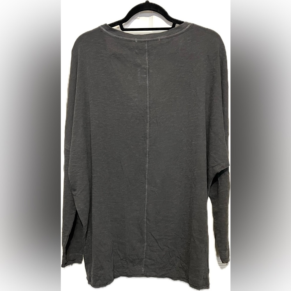 We the Free On My Mind V-Neck Shirt, Black but looks a dark Gray, Size Medium - Picture 3 of 10